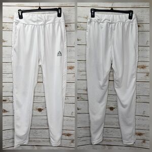 Adidas Basketball Club White Climacool Joggers Size Medium